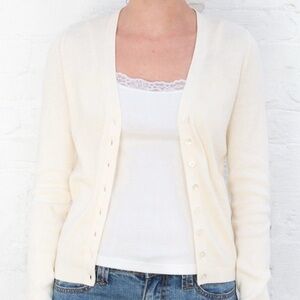 Brandy Melville Cardigan AUBREE COTTON SWEATER